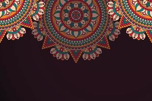 Luxury background with mandala vector