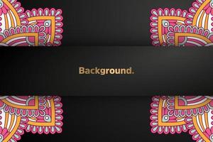 dark background with colorful element vector