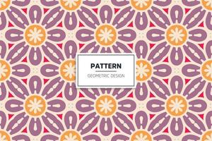 Ethnic colorful seamless pattern design vector