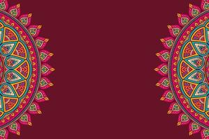 Mandala ethnic business card vector