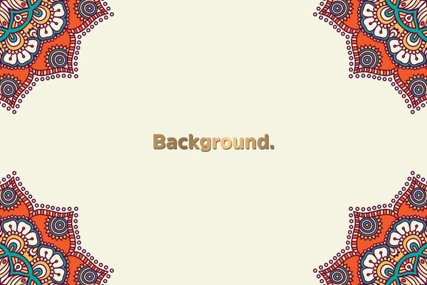 Frame background colorful pattern