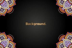 luxury background in ethnic style vector