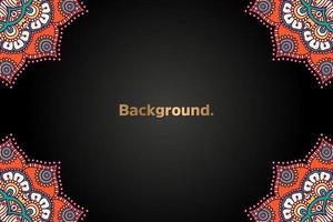 luxury background in ethnic style vector