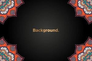 luxury background in ethnic style vector