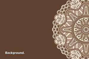 Background ethnic design vector