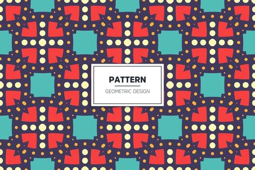 Seamless pattern with colorful elements vector