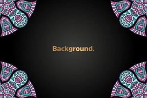 luxury background in ethnic style vector