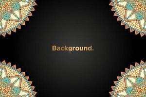 luxury background in ethnic style vector