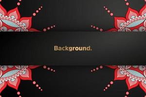 dark background with colorful element vector