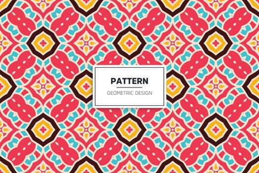 Seamless pattern background colorful elements vector