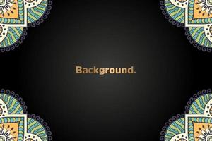 luxury background in ethnic style vector