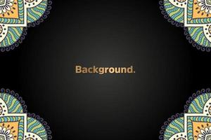 luxury background in ethnic style vector