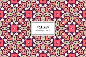 Ethnic colorful seamless pattern design vector