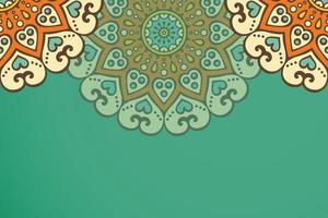 Luxury background with mandala vector