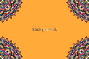 Frame background colorful pattern vector