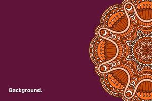 Background ethnic design vector