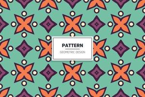 Seamless pattern background colorful elements vector