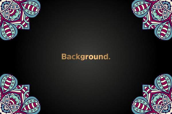 luxury background in ethnic style