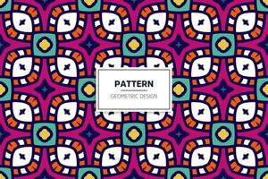Seamless pattern background colorful elements vector