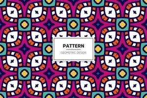 Seamless pattern background colorful elements vector