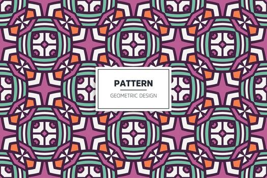 Seamless pattern background colorful elements vector