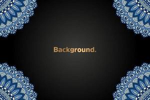 luxury background in ethnic style vector