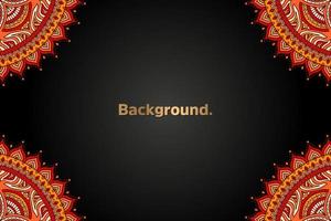 luxury background in ethnic style vector
