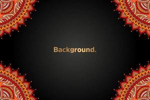 luxury background in ethnic style vector