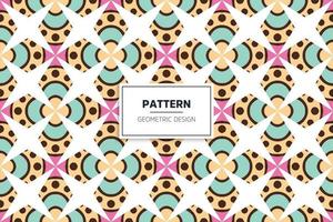 Seamless pattern background colorful elements vector