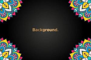 luxury background in ethnic style vector