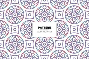 colorful seamless pattern design ornament vector