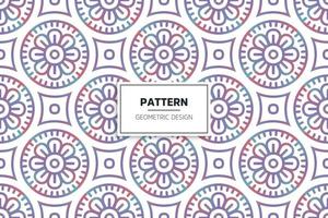 colorful seamless pattern design ornament vector