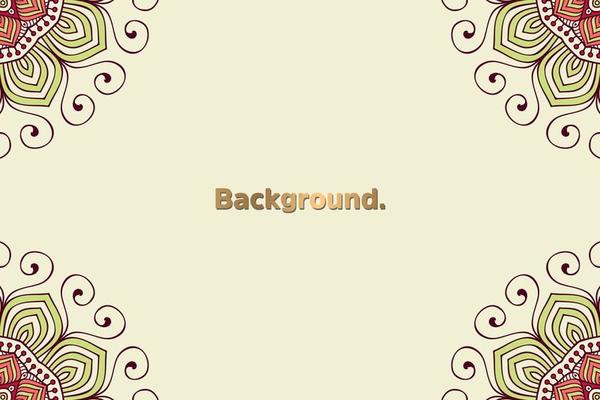 background colorful ornament