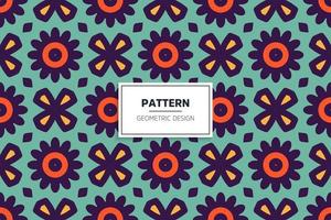 colorful seamless pattern design ornament vector