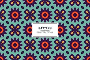 colorful seamless pattern design ornament vector