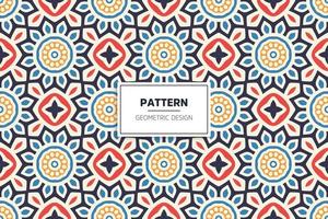 colorful seamless pattern design ornament vector