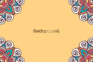 Luxury background with mandala vector