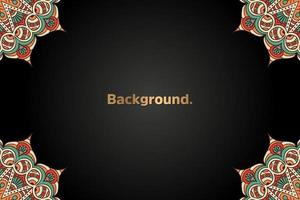 luxury background in ethnic style vector