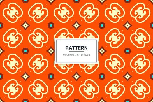 elementos de colores de fondo de patrones sin fisuras vector