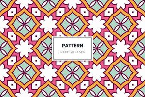 Seamless pattern background colorful elements vector