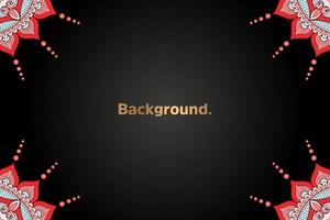 luxury background in ethnic style vector