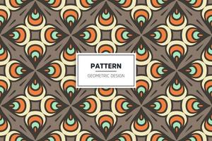 Seamless pattern background colorful elements vector