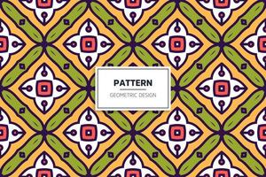 Seamless pattern background colorful elements vector