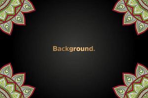 luxury background in ethnic style vector