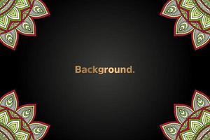 luxury background in ethnic style vector