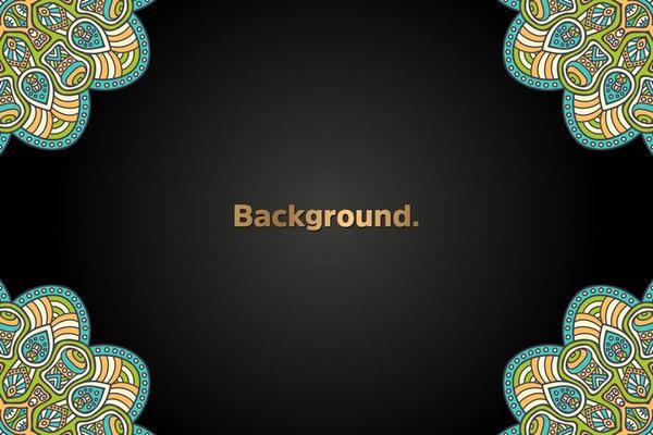 luxury background in ethnic style