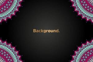 luxury background in ethnic style vector