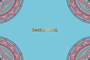 Frame background colorful pattern vector