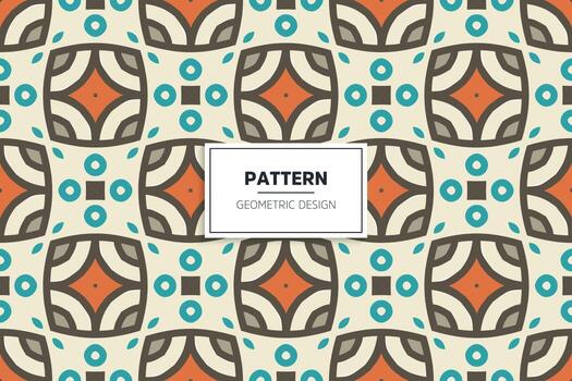 elementos de colores de fondo de patrones sin fisuras vector