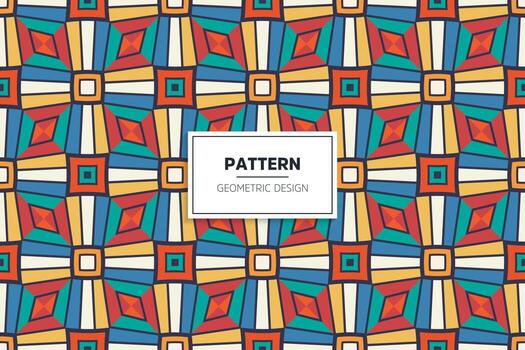 Seamless pattern with colorful elements vector
